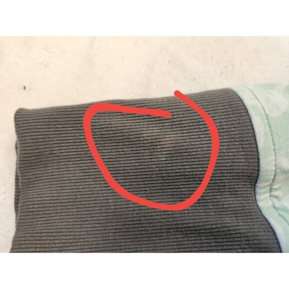 Lululemon Jacket Adult 4 Yellow-green Ombre With Gray Trim Scuba Hoodie Womens - Picture 8 of 15